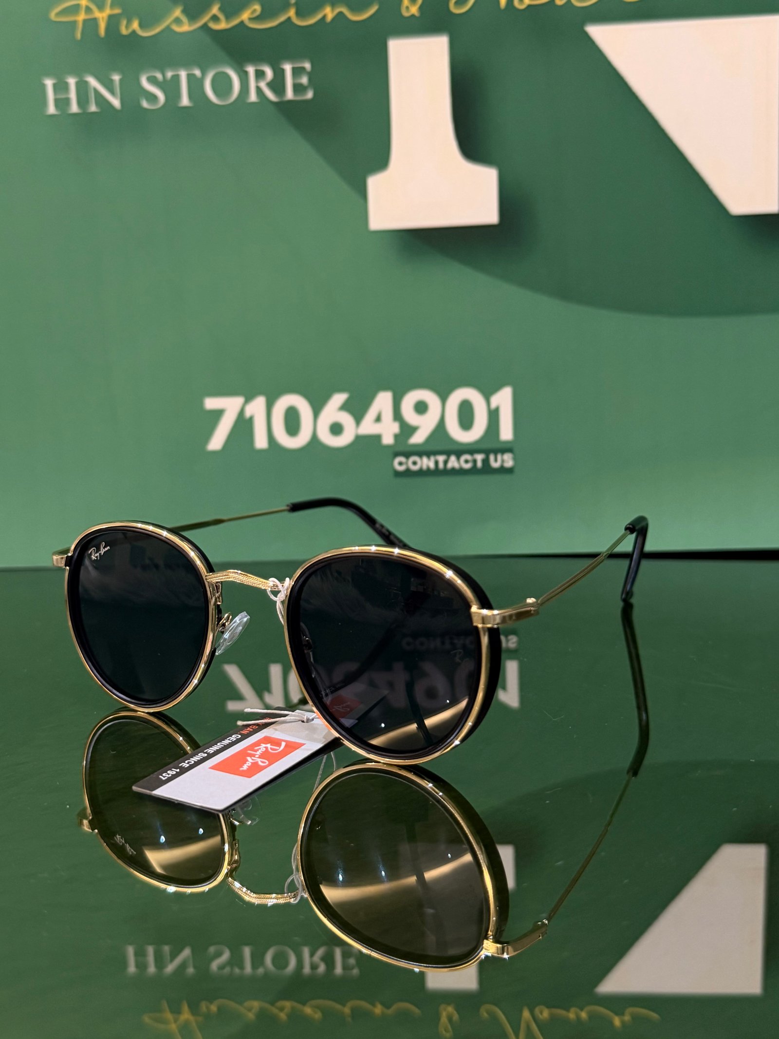RayBan round unisex sunglasses
